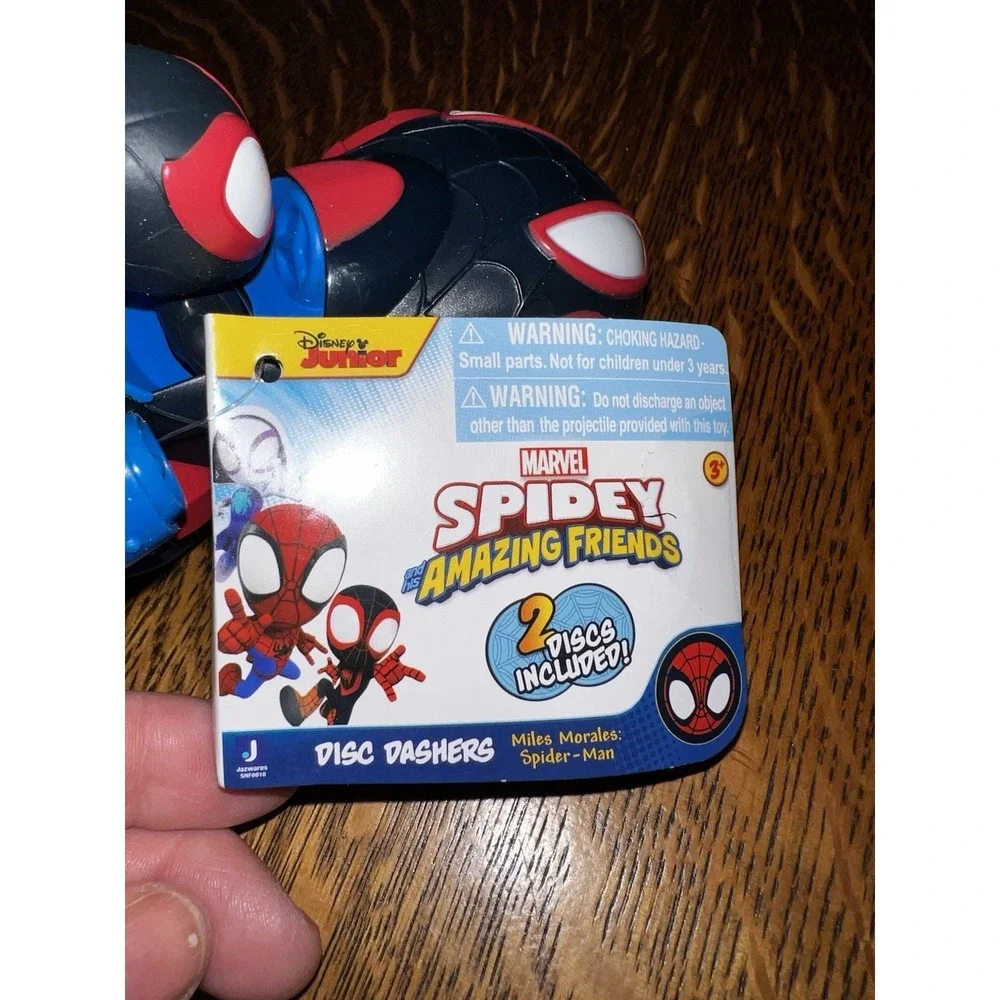 Marvel Spidey and His Amazing Friends Miles Morales Action Figure &  Disc Car